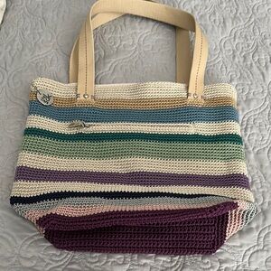 Striped Multicolor Tote Bag